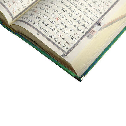 Kadife Ciltli Kur’an-ı Kerim (Koyu Yeşil, Elif Vavlı)
