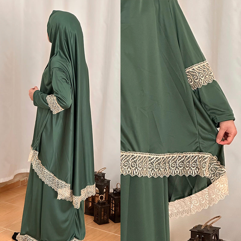 (Yetişkin) Namaz Elbisesi, Koyu Yeşil